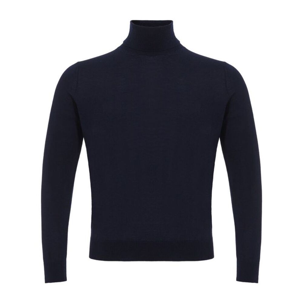 Colombo Blue Cashmere Men's Turtleneck